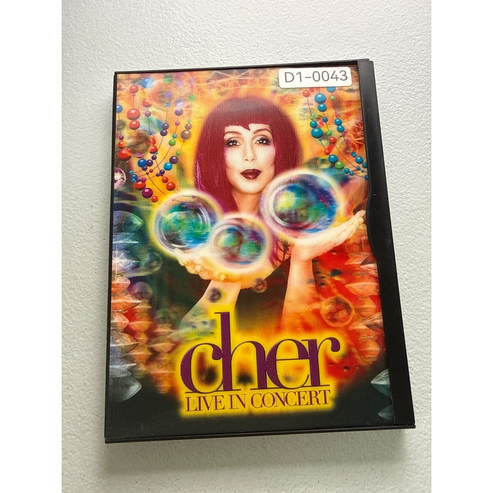 Cher Live in Concert DVD Believe Tour 1999 HBO Home Video Music Performance